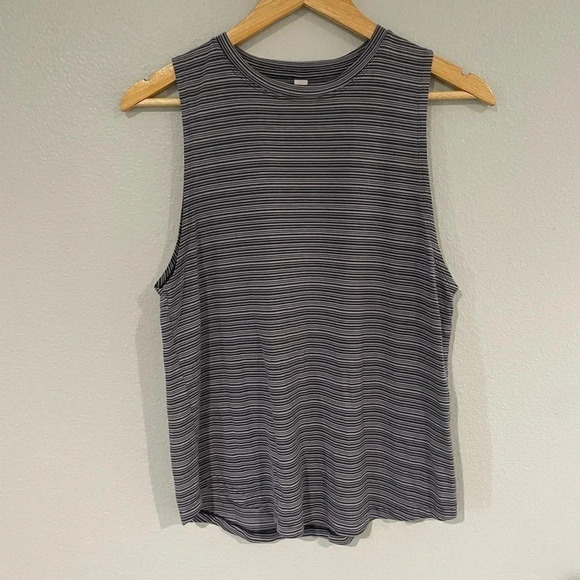 Athleta Cloudlight Striped Muscle Tank - Picture 1 of 3